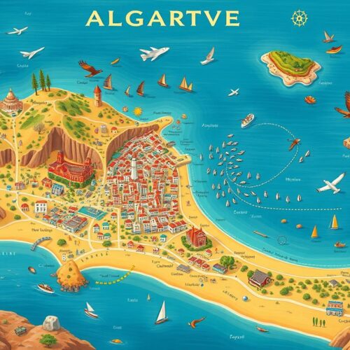 algarve map