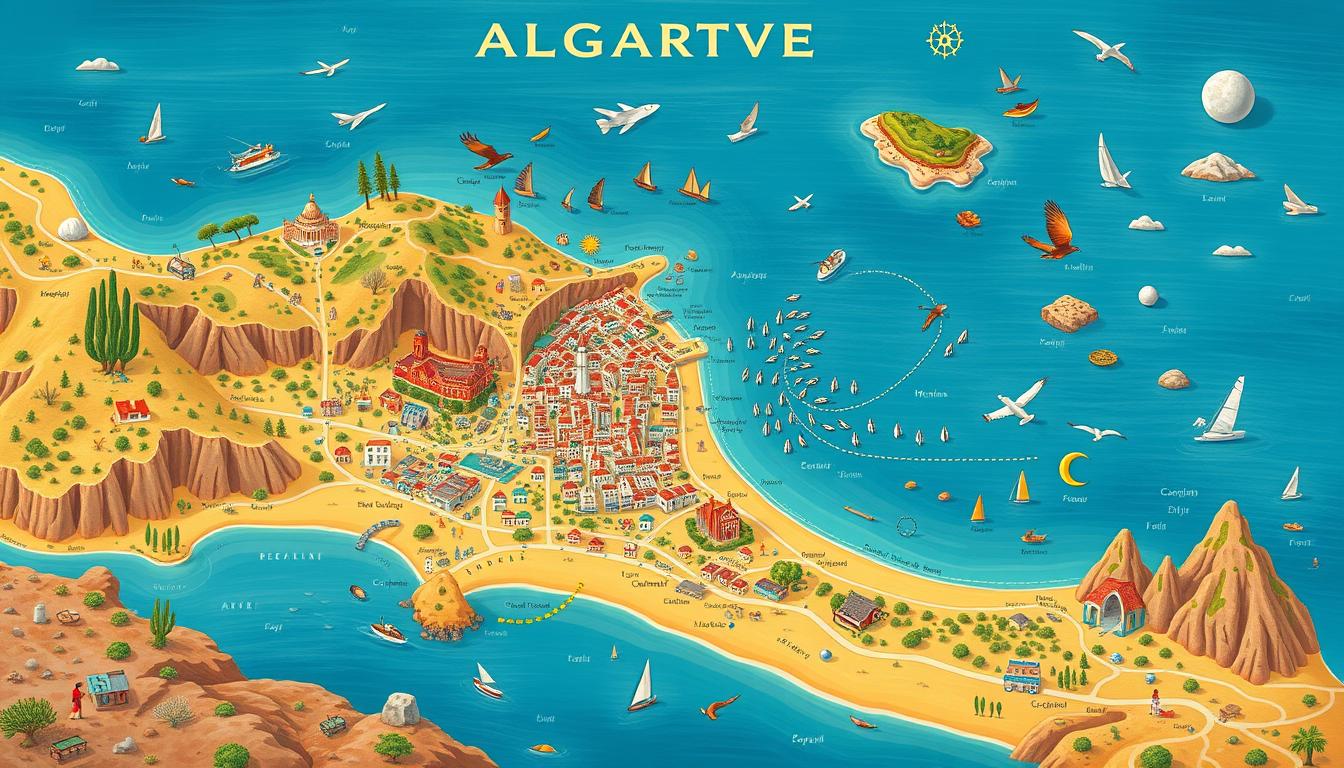 algarve map