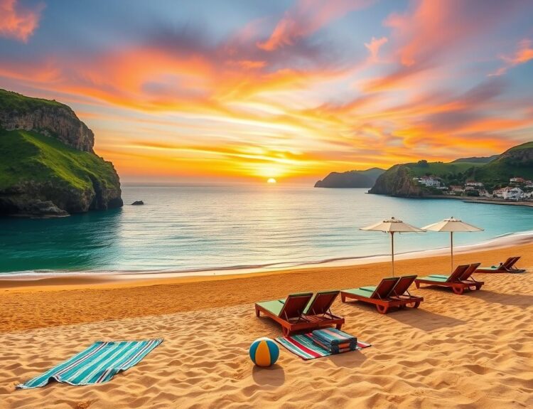 beach vacation packages including flights to northern portugal