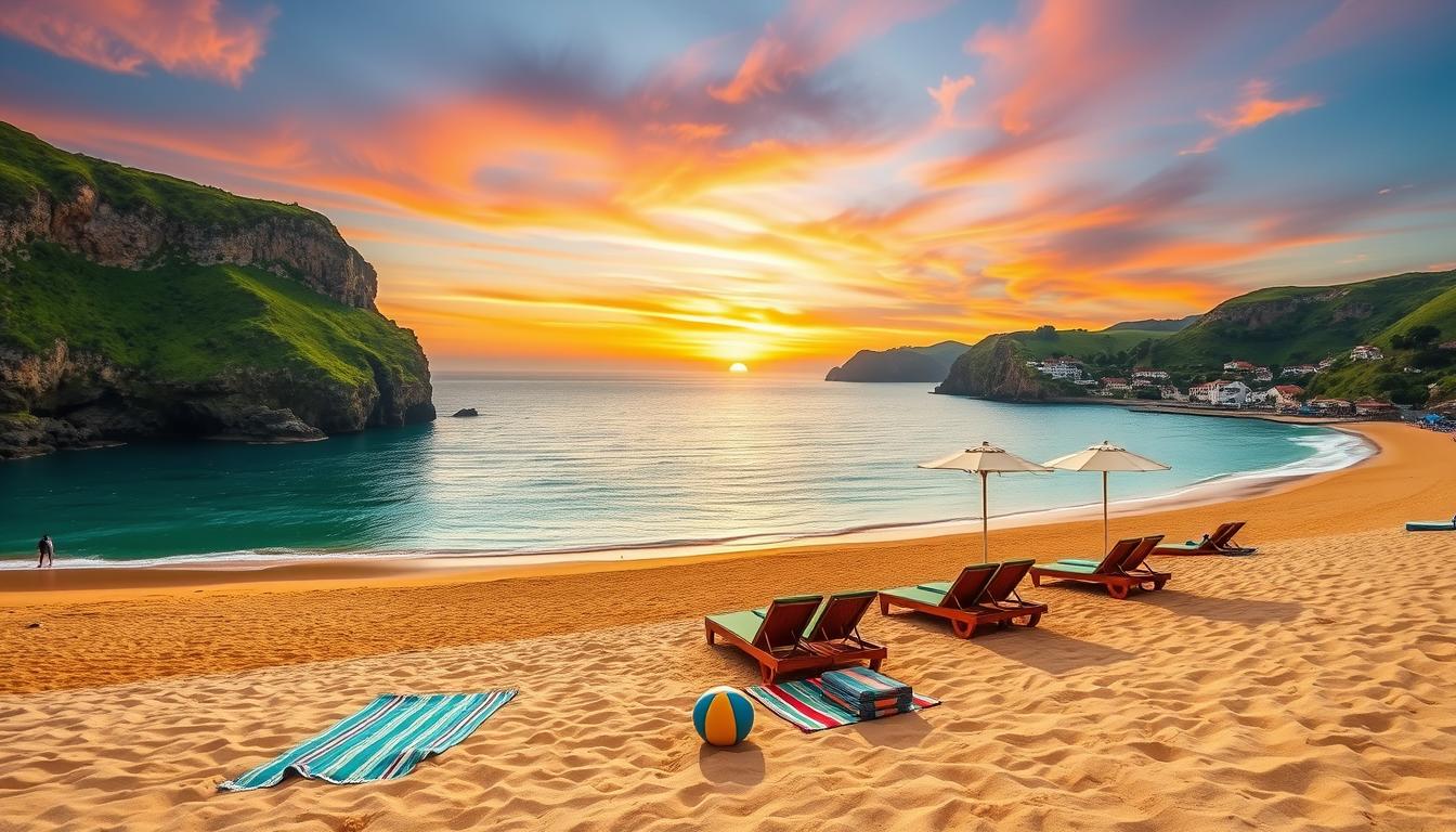 beach vacation packages including flights to northern portugal