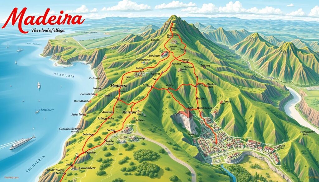 Madeira interactive map