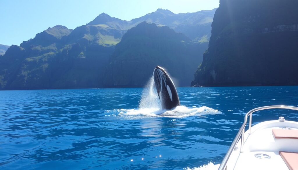 Madeira whale watching