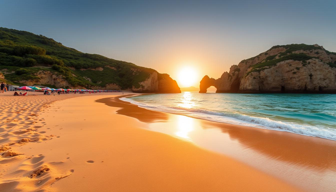 flights transfers and hotel portugal beach