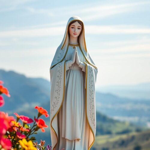 lady of fatima statue portugal