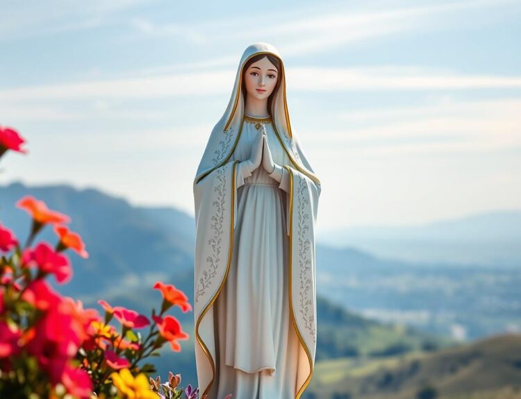 lady of fatima statue portugal