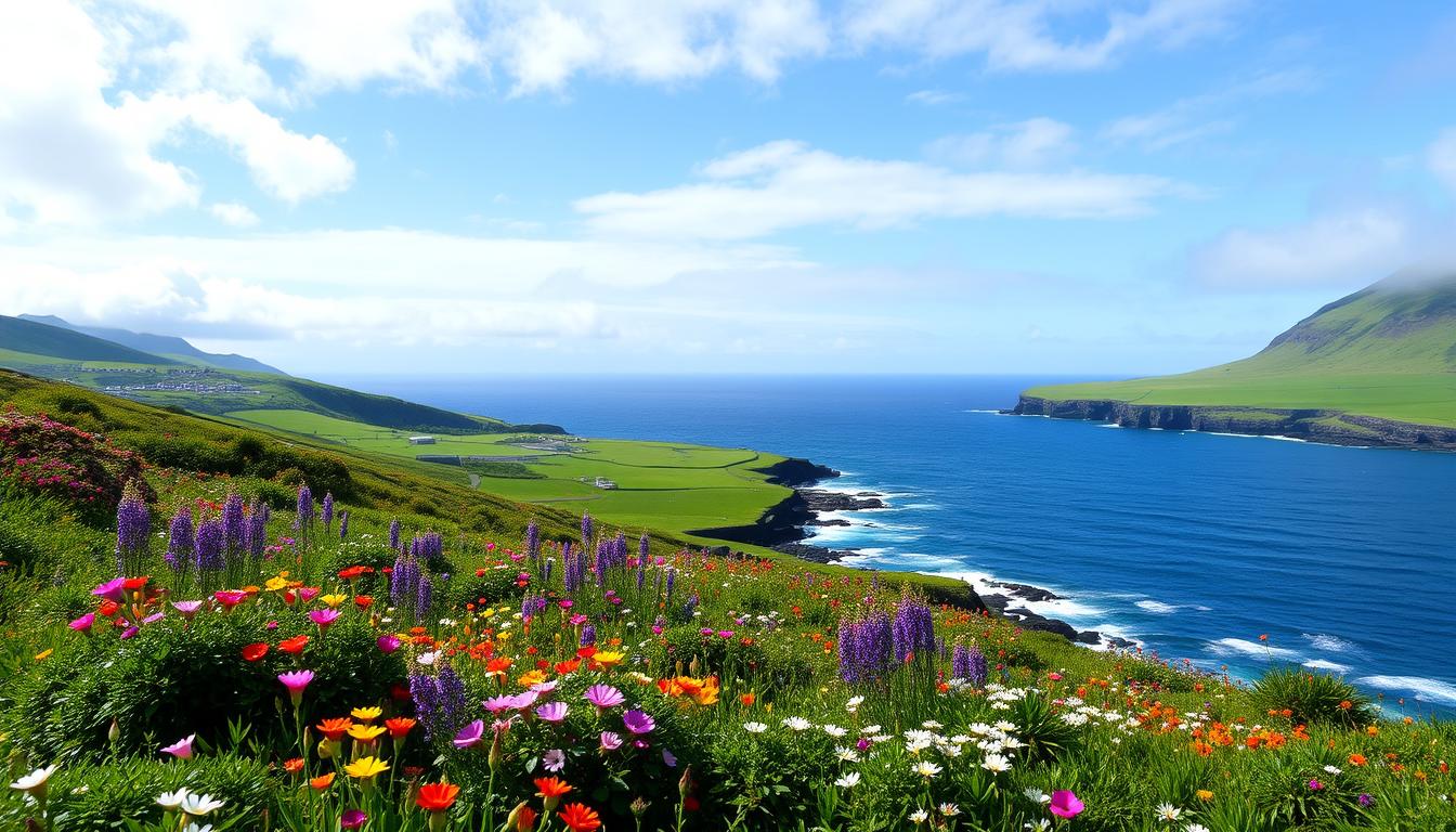 what is the average temperature in azores islands in april