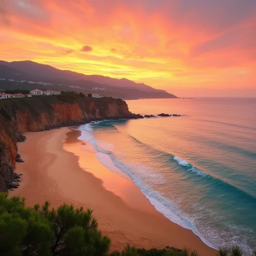 Costa Terra Portugal at Sunset