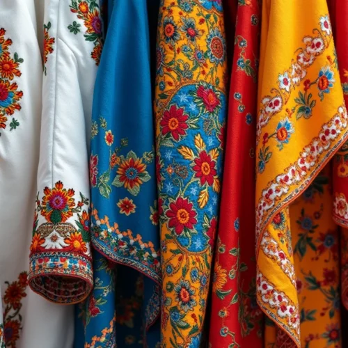 Collage of diverse Portugal Traditional Clothing from different regions